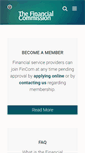 Mobile Screenshot of financialcommission.org